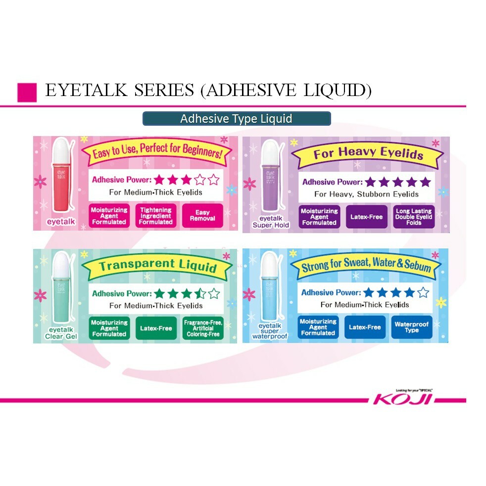 KOJI EYETALK CLEAR GEL DOUBLE EYELID ADHESIVE 6ML