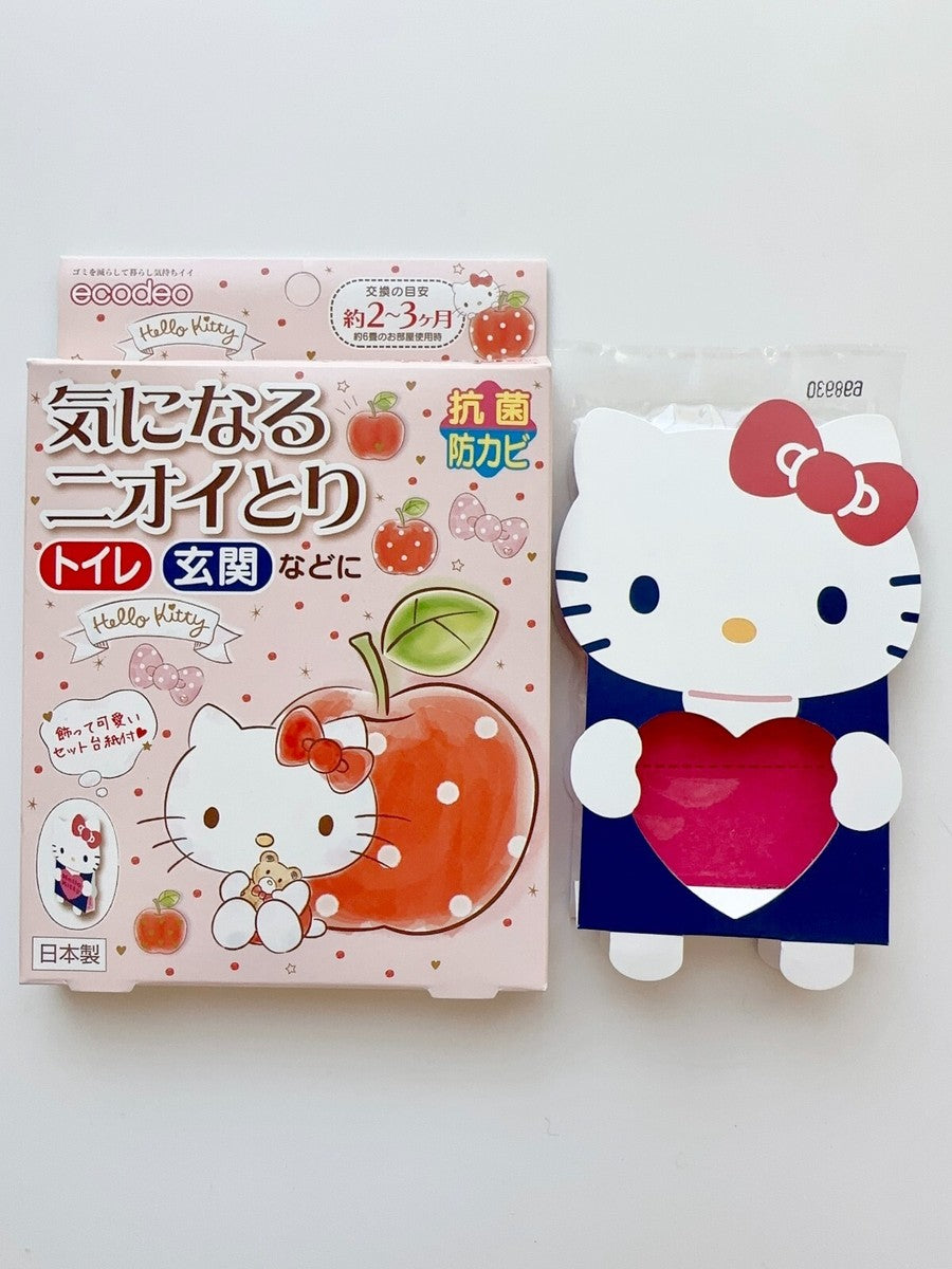 ECODEO HELLO KITTY TOILET & BEDROOM DEODORIZING SHEET 2 SHEETS
