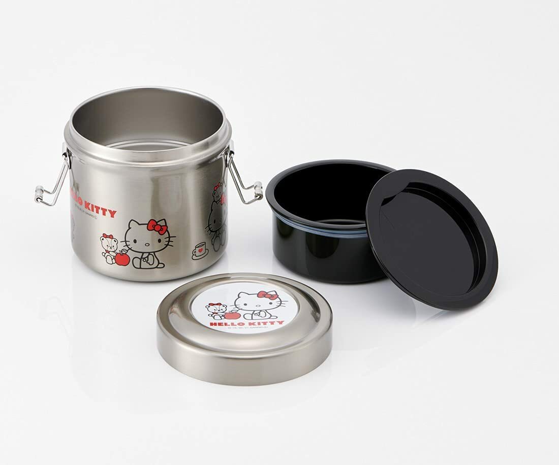 SKATER HELLO KITTY STAINLESS STEEL INSULATED LUNCH BOX