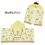 SANRIO POMPOMPURIN HOODED TOWEL CLOVER DESIGN