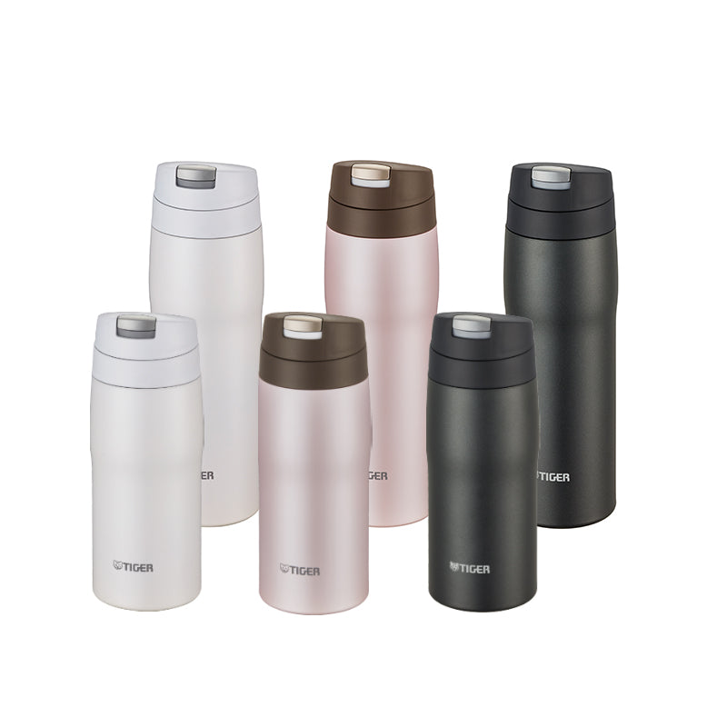 TIGER STAINLESS STEEL BOTTLE MJE-A BLACK 0.48L