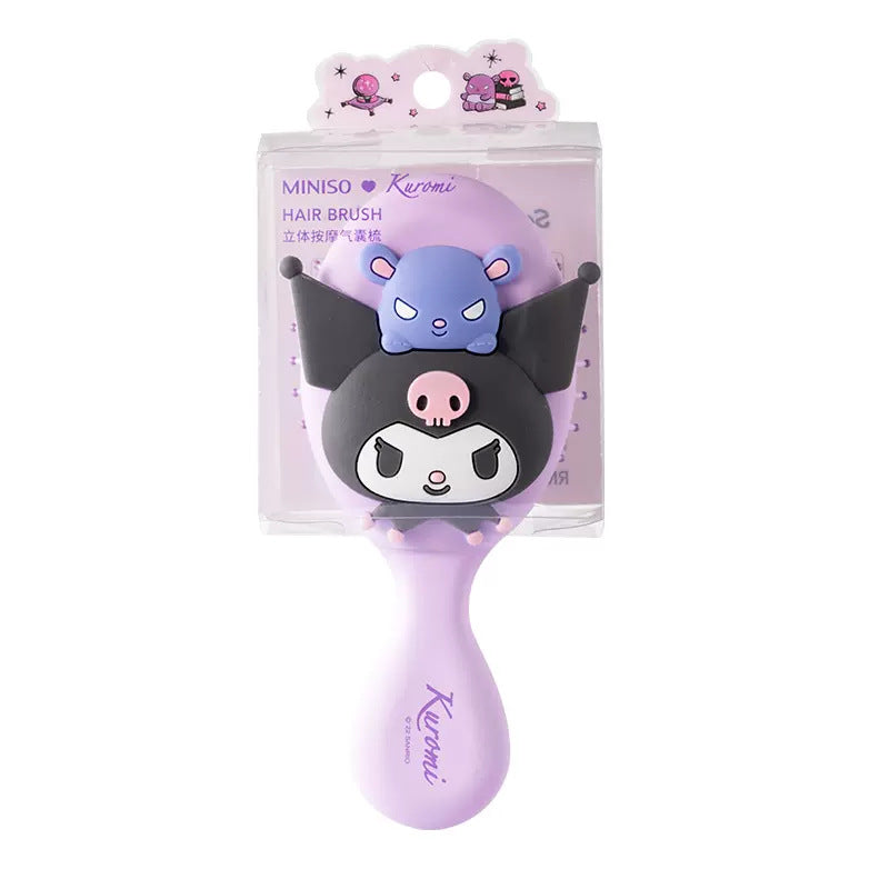 SANRIO KUROMI CUSHION HAIR BRUSH