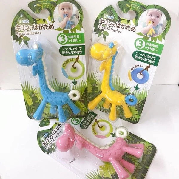 EDISON TOHO TRADING GIRAFFE TEETHER REAL PINK