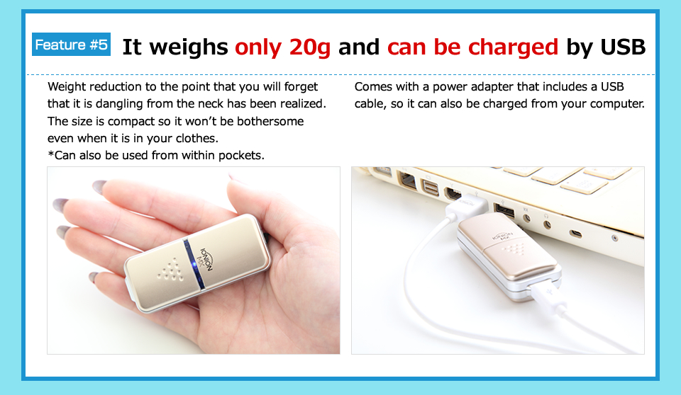 日本 IONION MX 怡奥恩 携带式负离子 空气净化器-防雾霾电子口罩 - Image 11