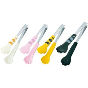 Tanabe Meow Catch Kitchen Tool Tongs 1 piece Large size
