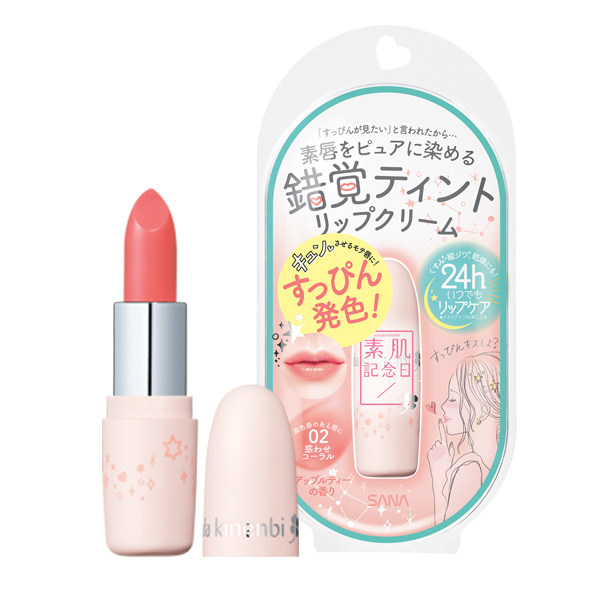 SANA Suhada Kinenbi Fake Nude Lip Cream Stick 3.1g - Image 4