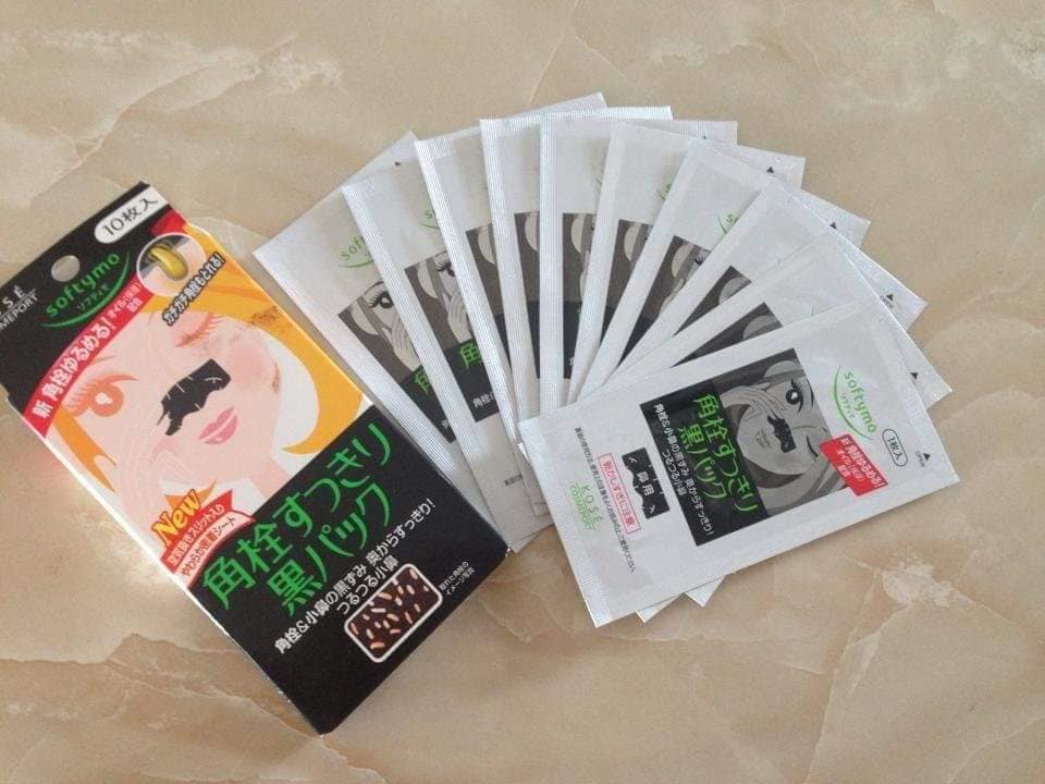 Kose Softymo Keratin Plug Cleaning Super Black Pack 10 pieces - Image 3