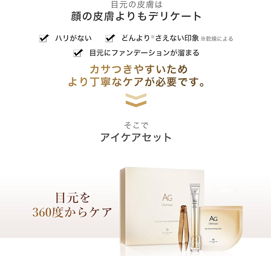 COCOCHI - AG Ultimate Eye Contour Concentrate Set: Eye Cream 15ml + Eye Mask 5 Pairs - Image 4