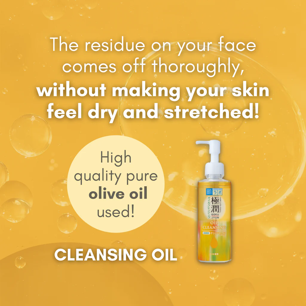 ROHTO Hadalabo Gokujun Oil Cleansing 200ml - Image 5