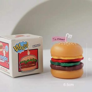 Hamburger-Shaped Candle