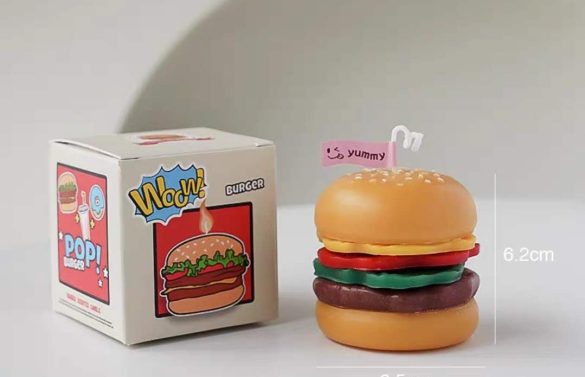 Hamburger-Shaped Candle