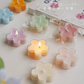 Flower-Shaped Candle