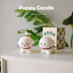 Puppy Candle
