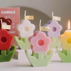 Floral Shaped Candle