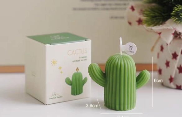 Cactus Shaped Candle