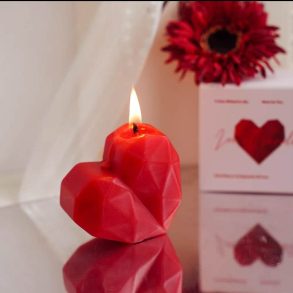 3D Heart Candle