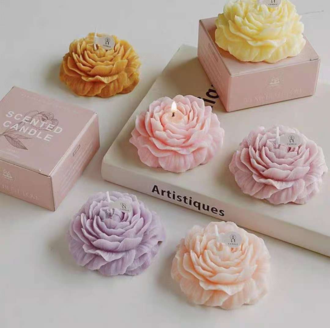 Peony Blossom Scented Candle - Image 2