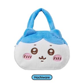 Chiikawa Plush Shoulder Tote Bag Cute Hachiware & Usagi Handbag | Large Capacity Everyday Bag